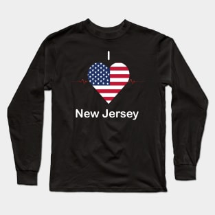 I love New Jersey Long Sleeve T-Shirt